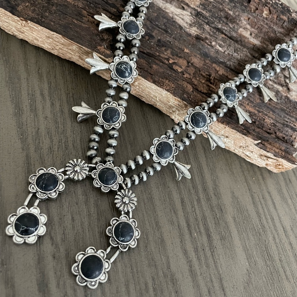 Western Squash Blossom Necklace